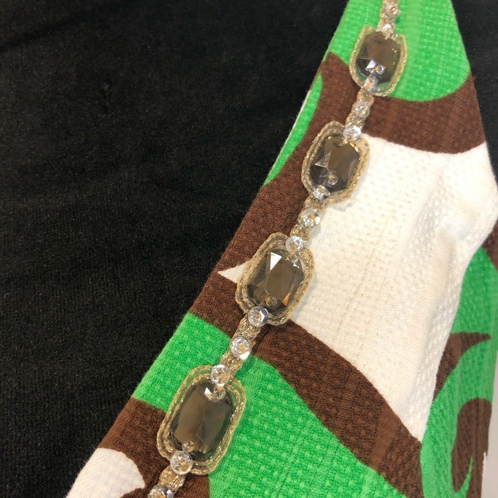 Milly of New York jeweled cocktail dress size 10 - Picture 3 of 13